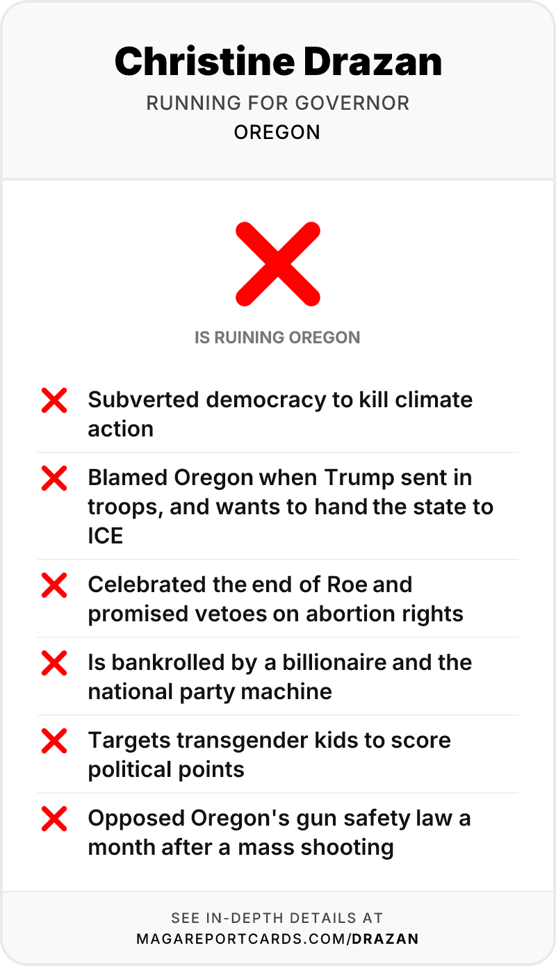 Christine Drazan Report Card
