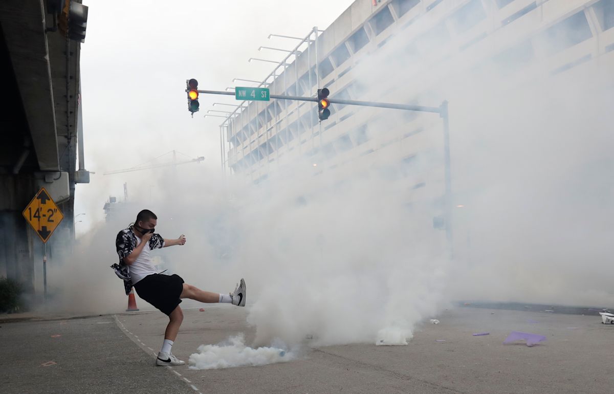 Cory Mills Made His Money Selling Riot-Control Weapons. Then He Ran an Ad Joking About Tear-Gassing Reporters.